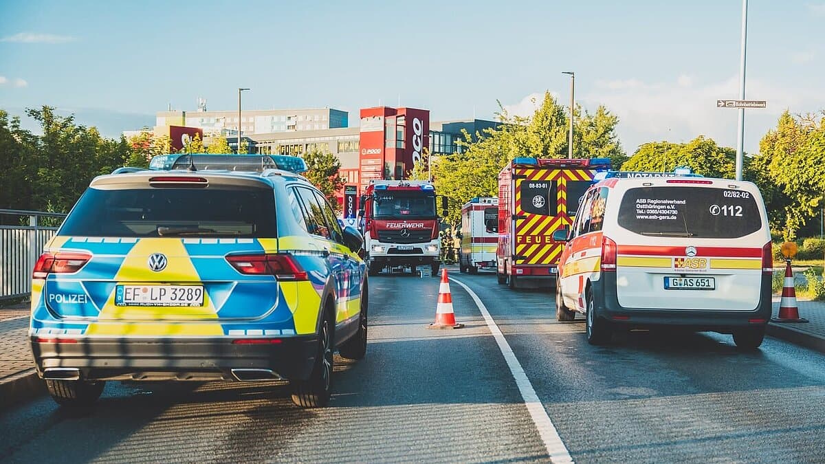 Feuerwehr Gera. © Amt für Brand- und Katastrophenschutz