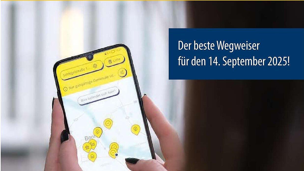 Abbildung Handy und QR-Link zur App. © Deutsche Stiftung Denkmalschutz