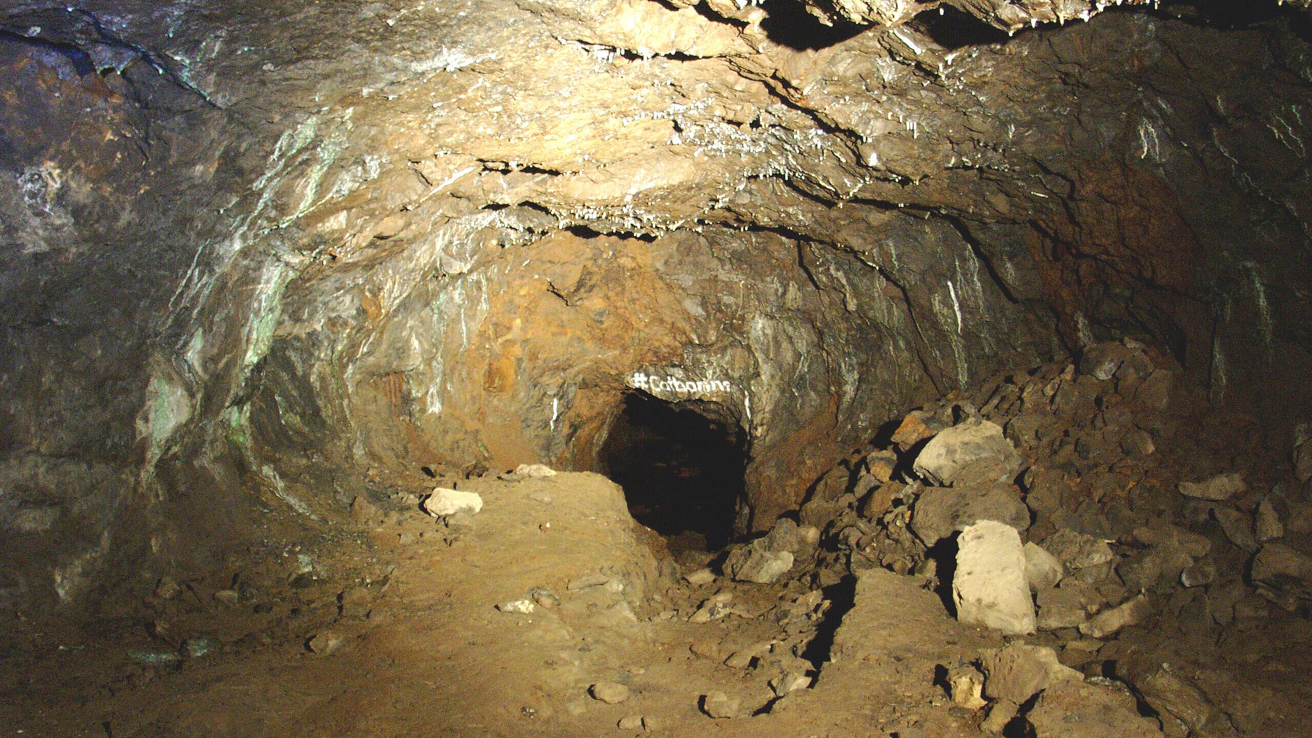 Untertage-Blick in das Bergbaurevier Kamsdorf-Goßwitz. © Dieter Langhammer