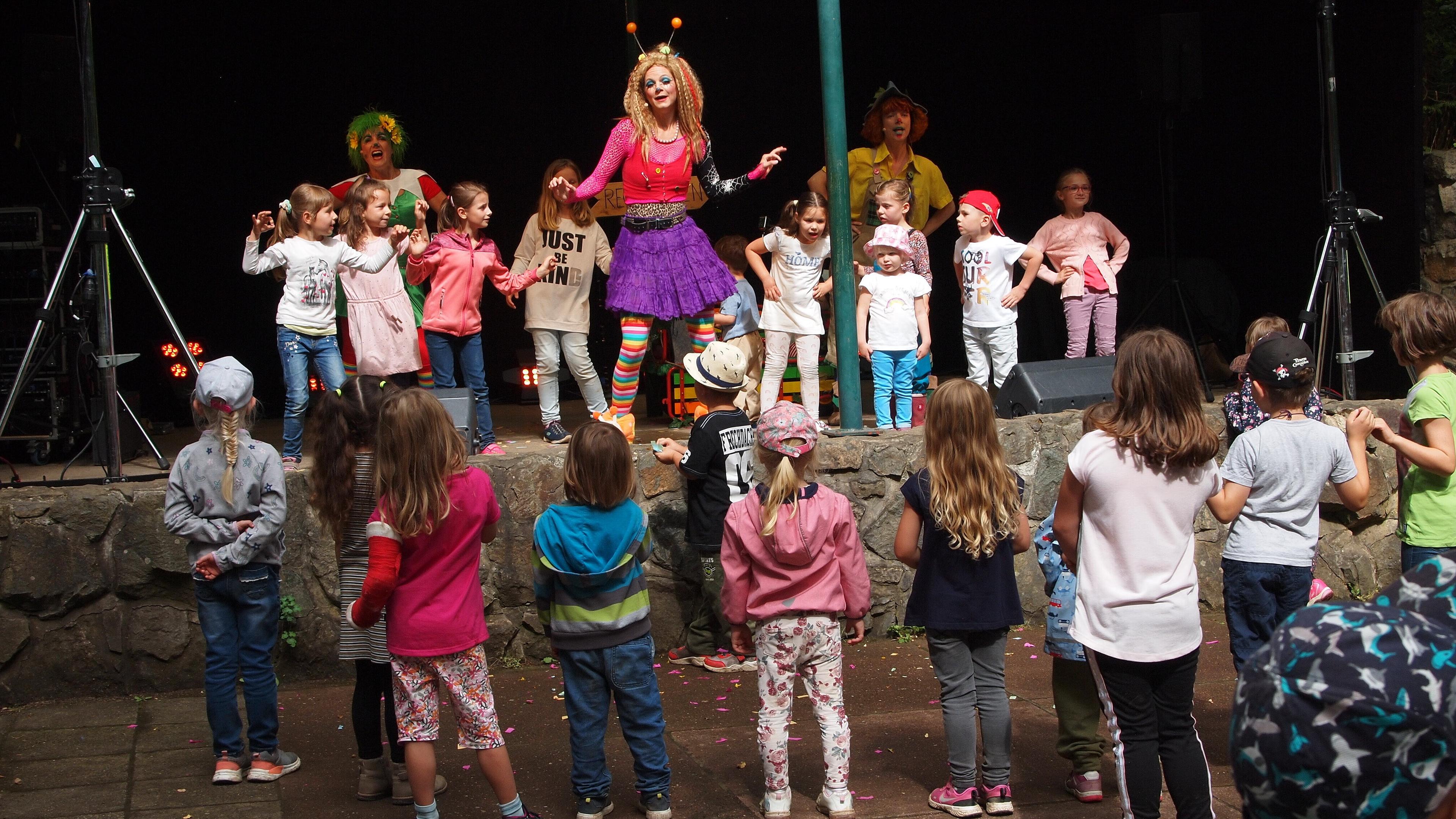 Kindershow im Tierpark Gera. © Stadt Gera