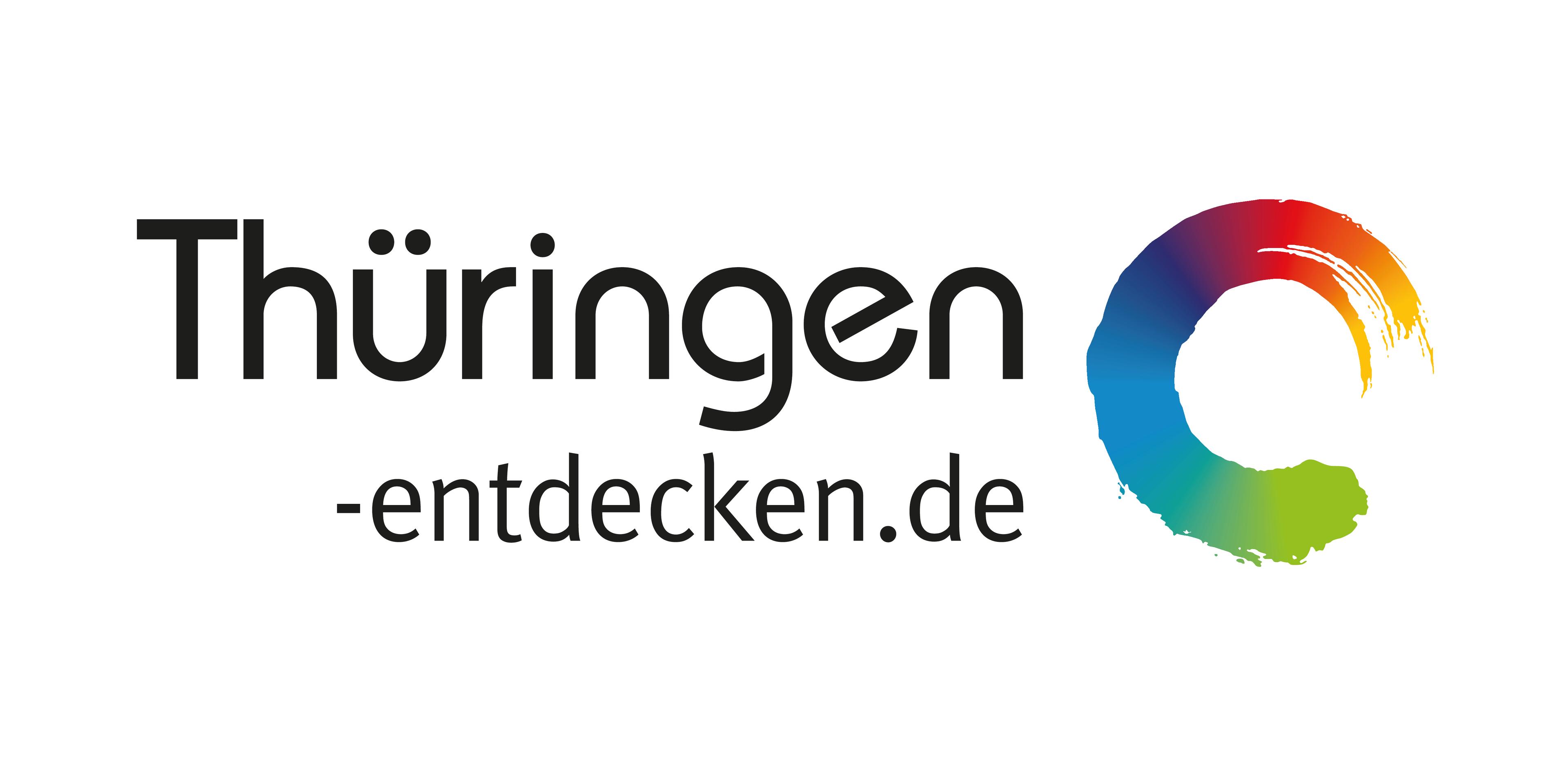 Thüringen Entdecken Wort-Bild-Marke mit Farbkreis von Goethe