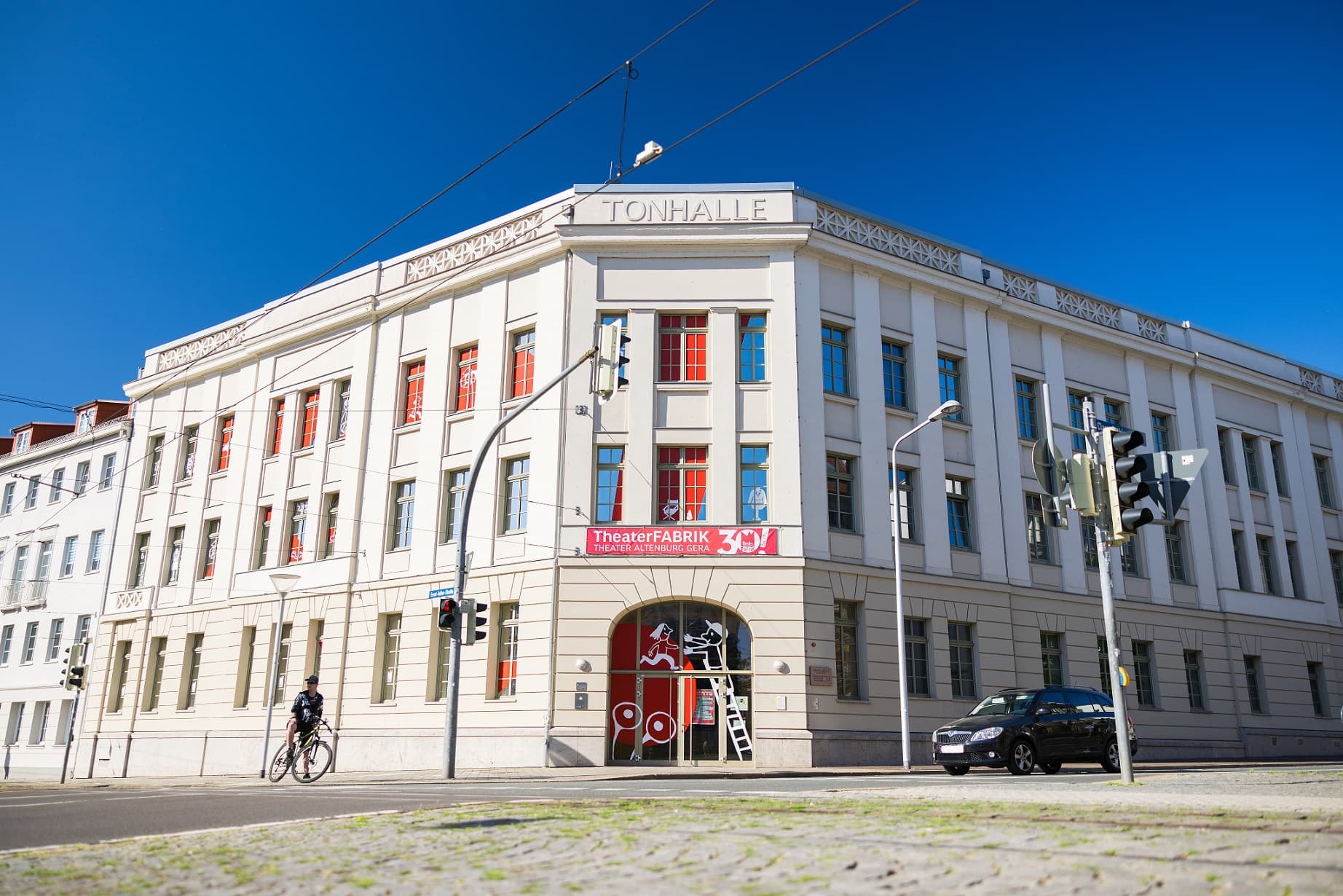 Das Gebäude der Theaterfabrik. © Stadt Gera