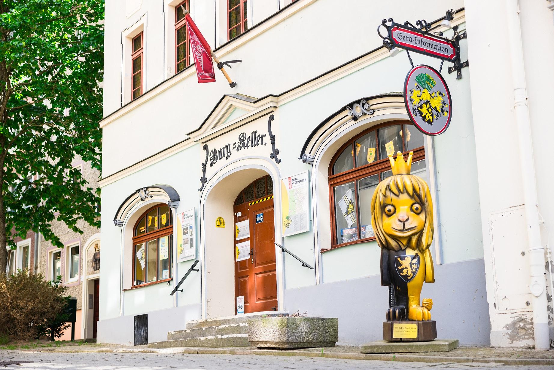 Der Burg Keller und die Gera Information.. © Stadt Gera