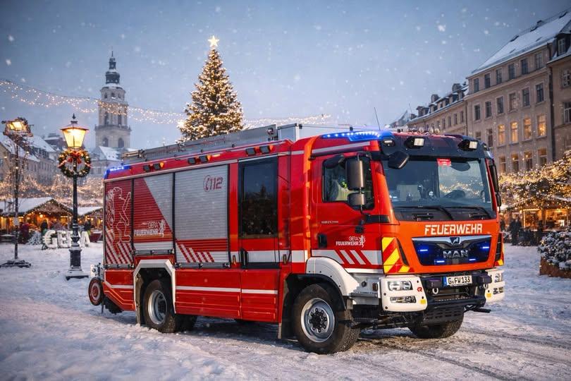 Feuerwehr Gera. © Amt für Brand- und Katastrophenschutz