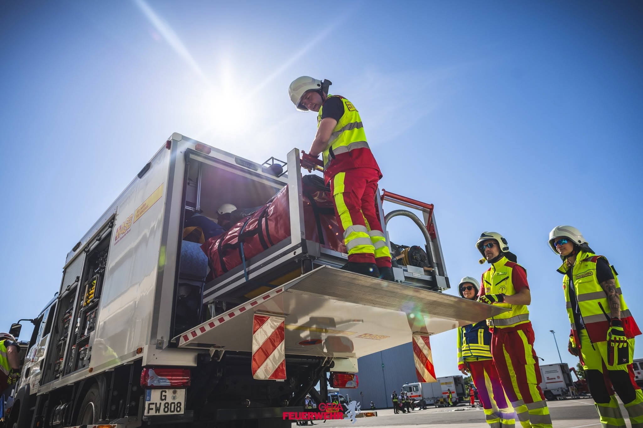 Feuerwehr Gera. © Amt für Brand- und Katastrophenschutz