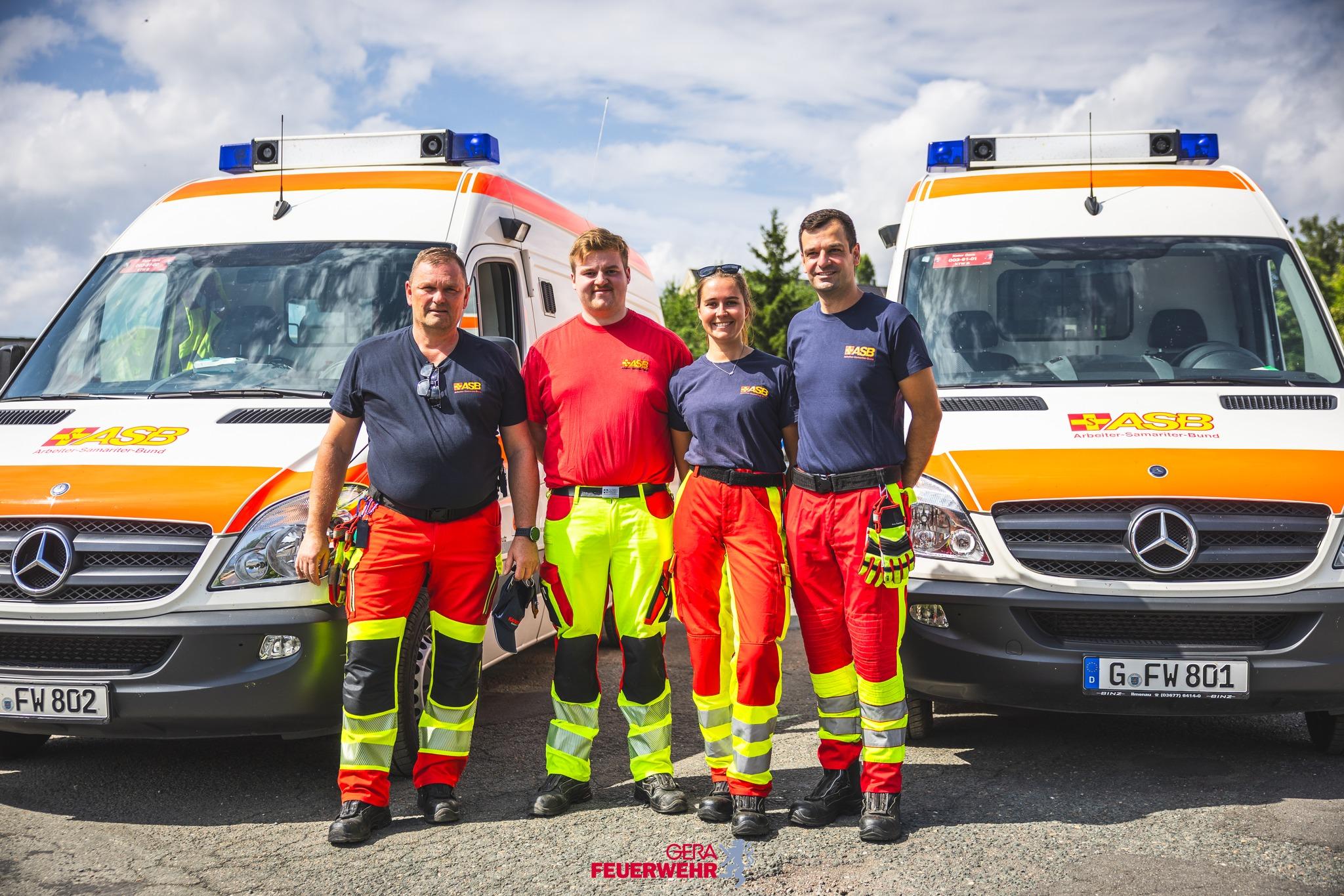 Feuerwehr Gera. © Amt für Brand- und Katastrophenschutz