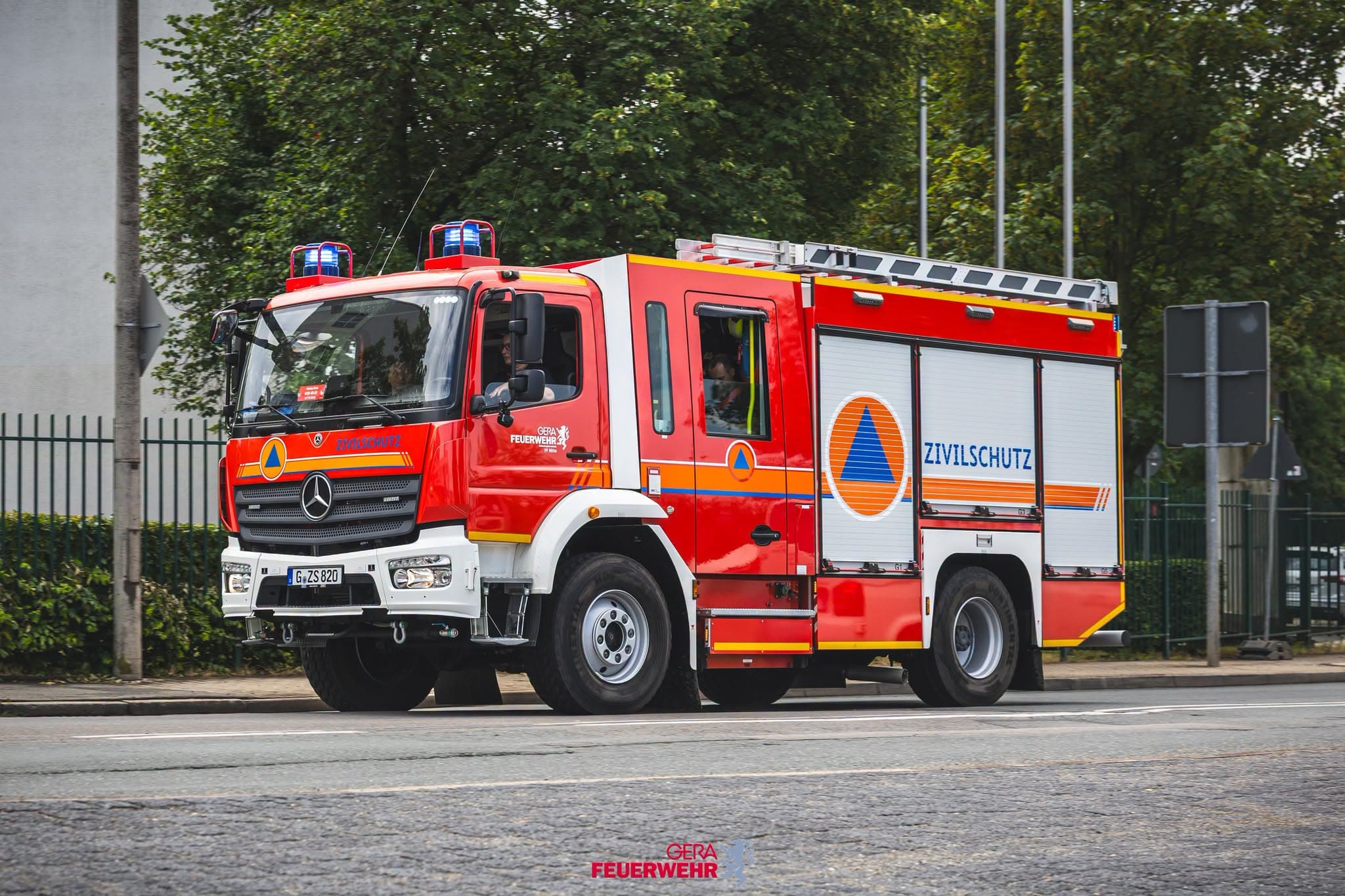 Feuerwehr Gera. © Amt für Brand- und Katastrophenschutz