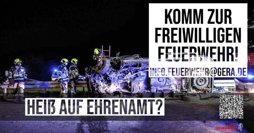 Heiß auf Ehrenamt? Komm zur Freiwilligen Feuerwehr!. © Amt für Brand- und Katastrophenschutz