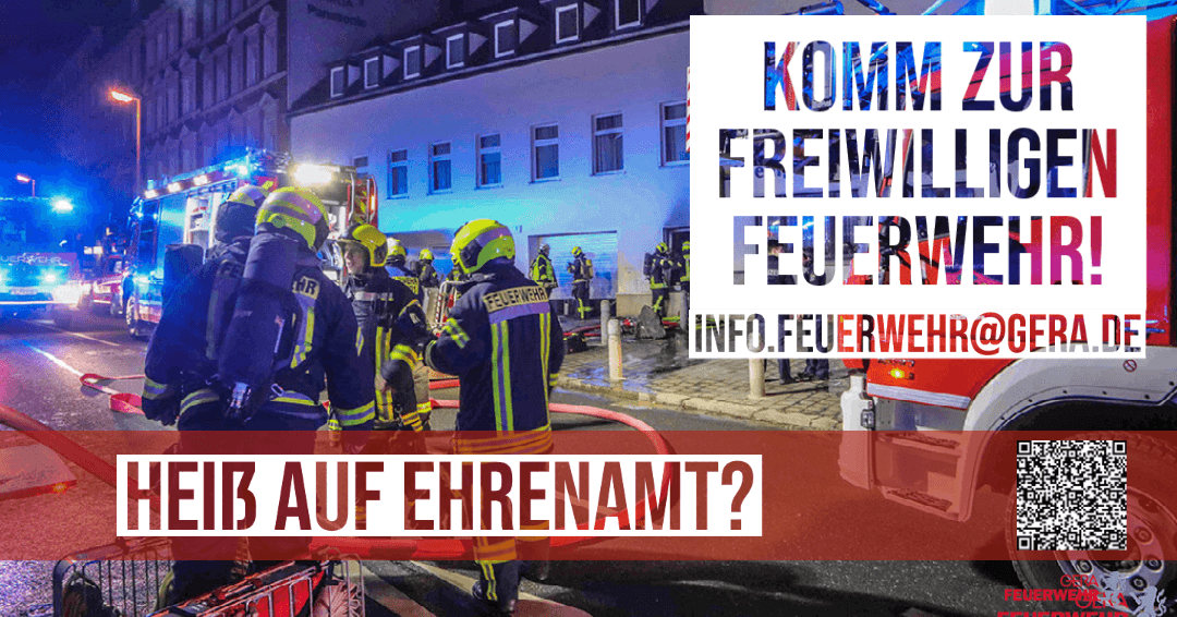 Heiß auf Ehrenamt? Komm zur Freiwilligen Feuerwehr!. © Amt für Brand- und Katastrophenschutz