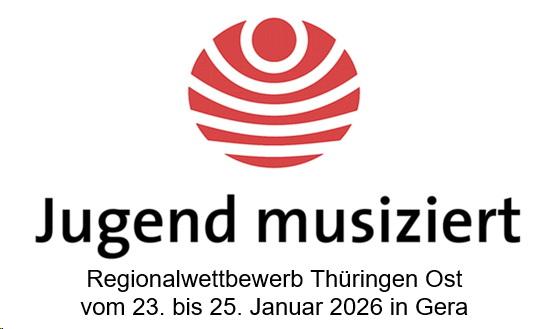 Jugend musiziert Logo und Termin. © Jugend musiziert