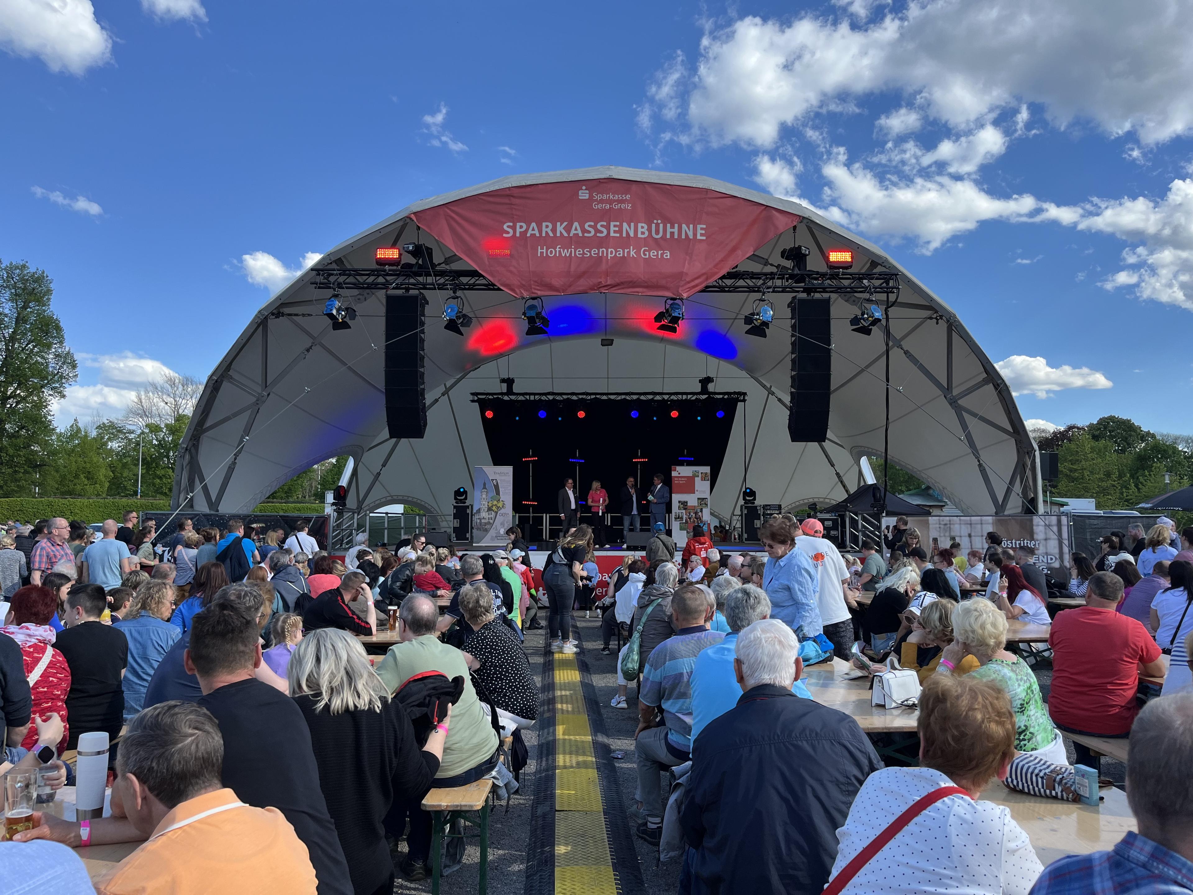 die Sparkassenbühne. © Stadt Gera