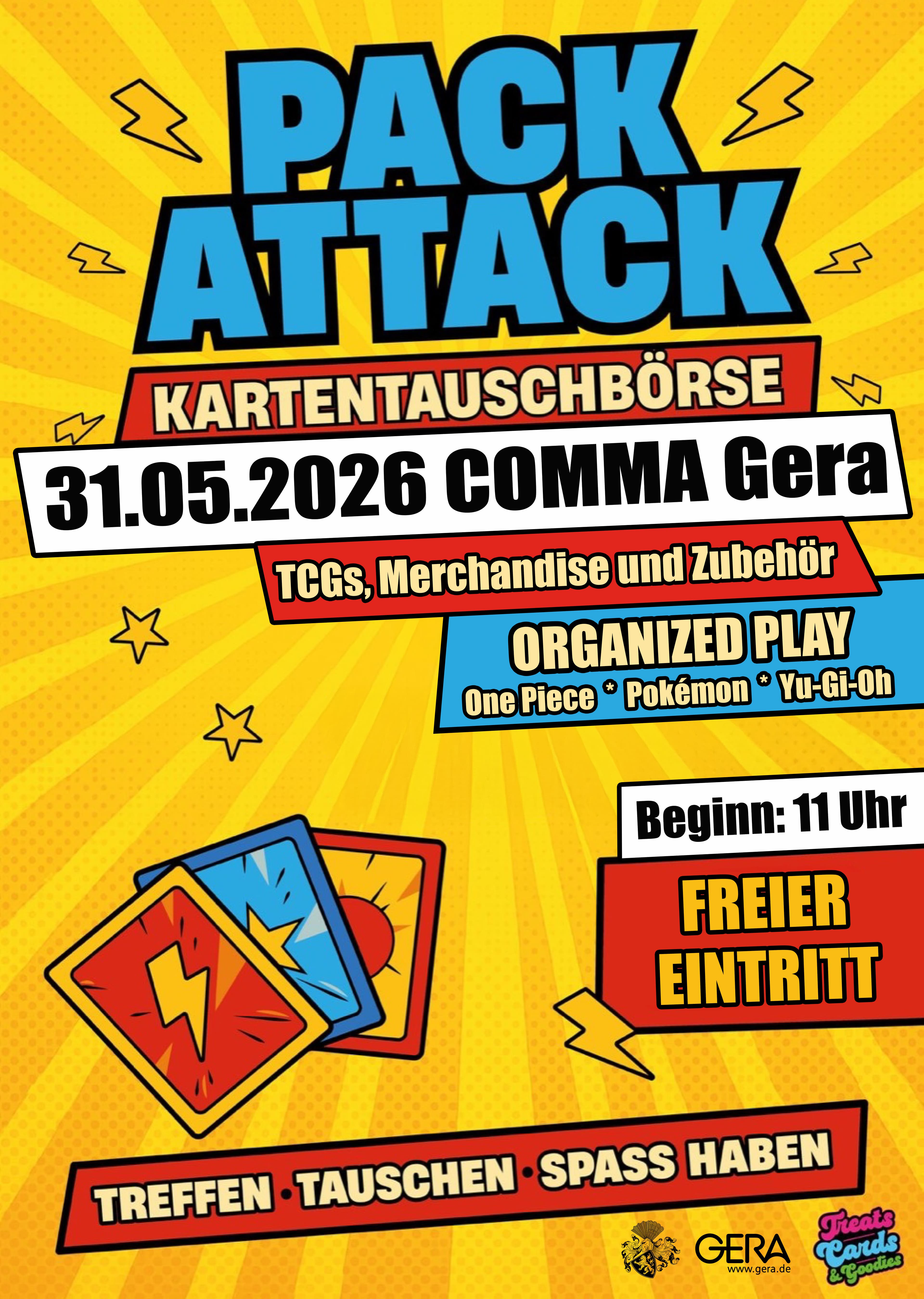 Pack Attack am 31.05.2026. © Stadt Gera