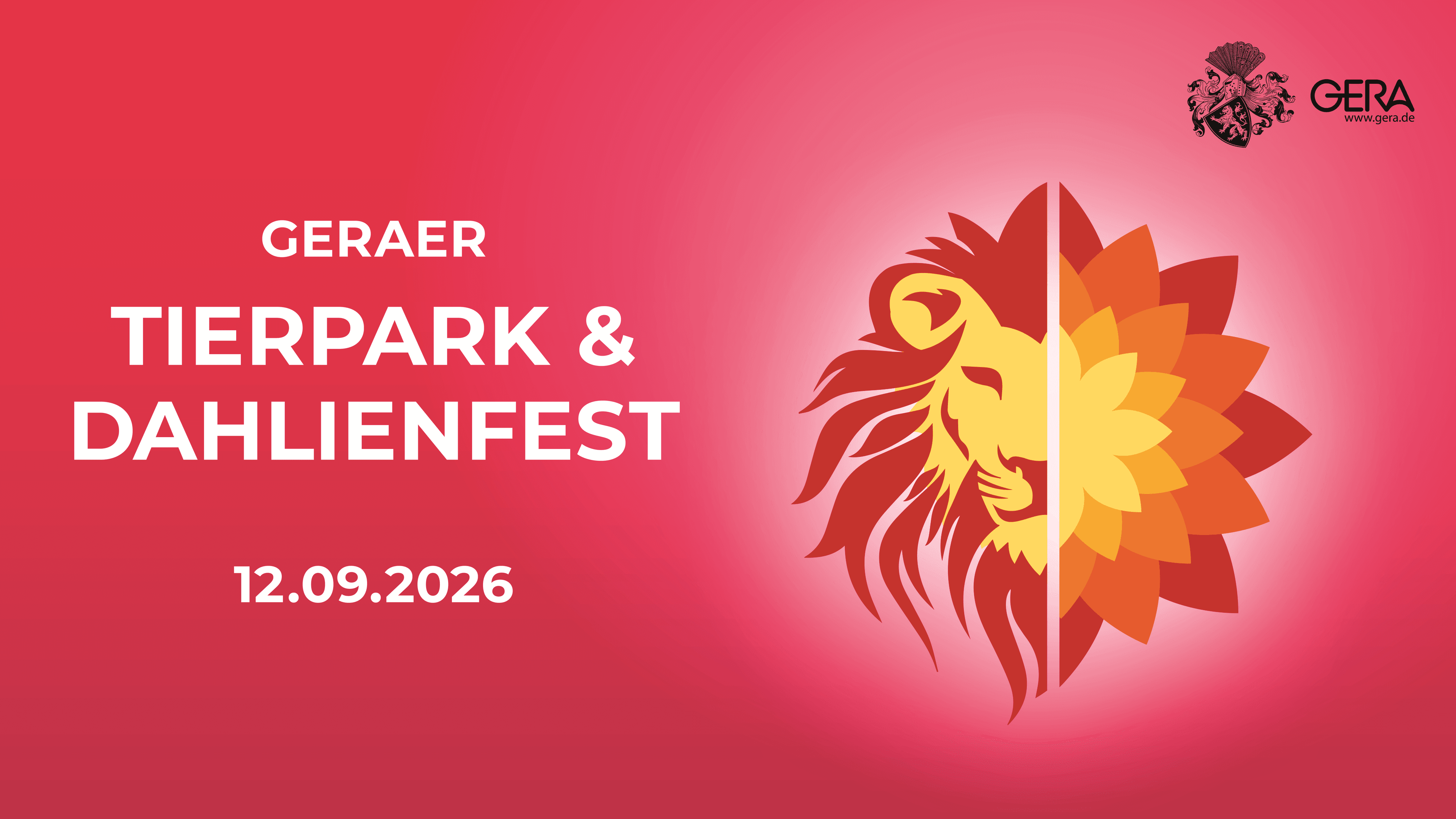 Tierpark- und Dahlienfest 2026. © Stadt Gera
