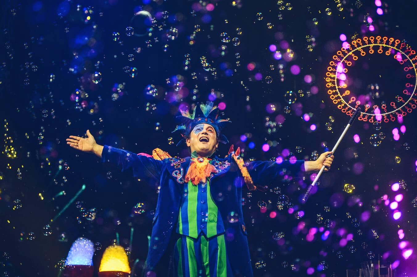 Underwater Bubble Show