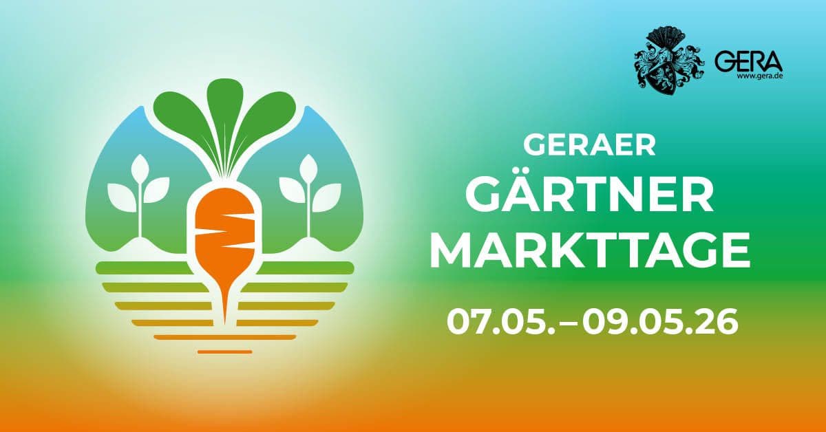 Gärtnermarkttage 07.05. bis 09.05.2026