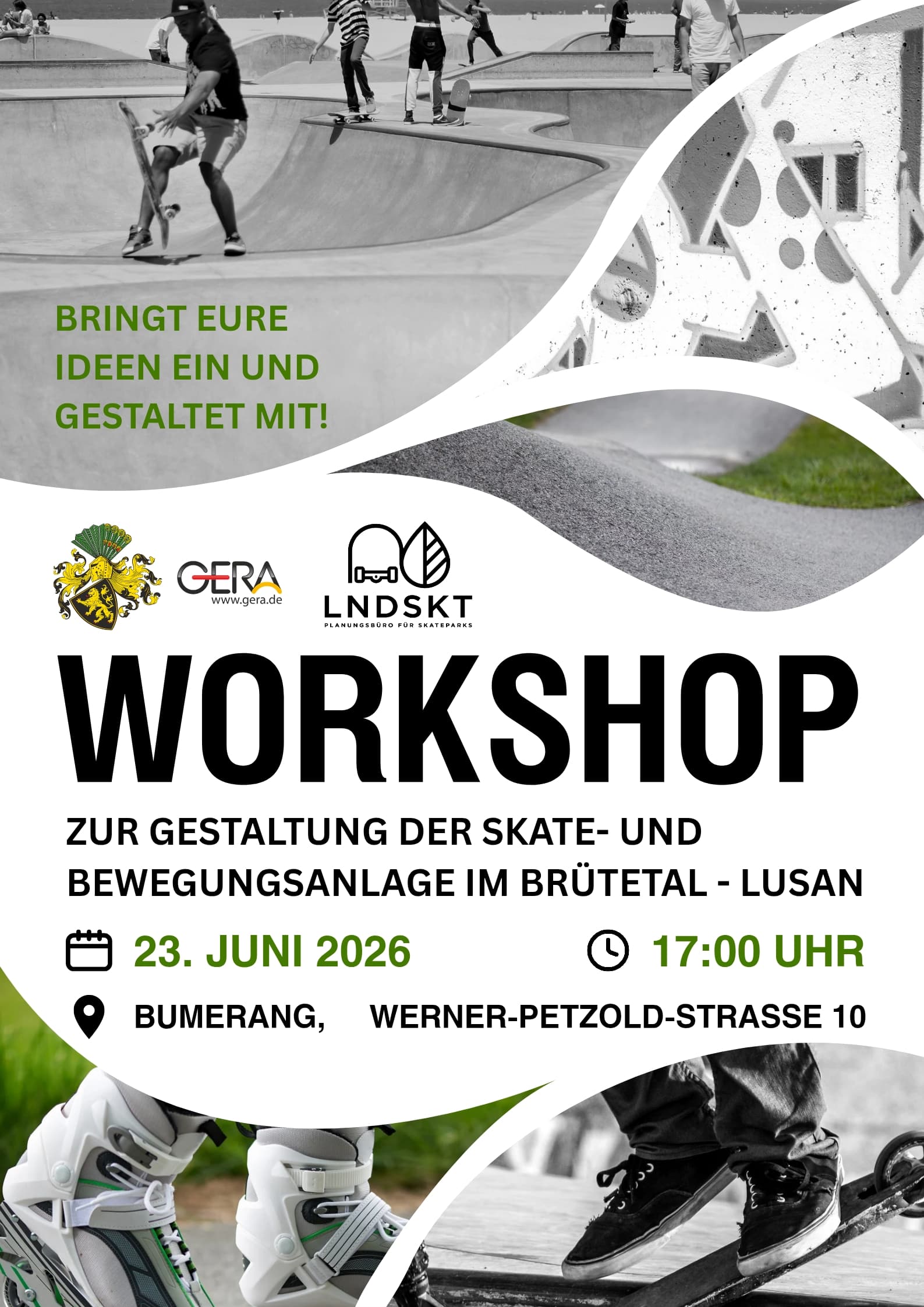 Flyer Einladung. © Stadt Gera/Heidi Tiesler