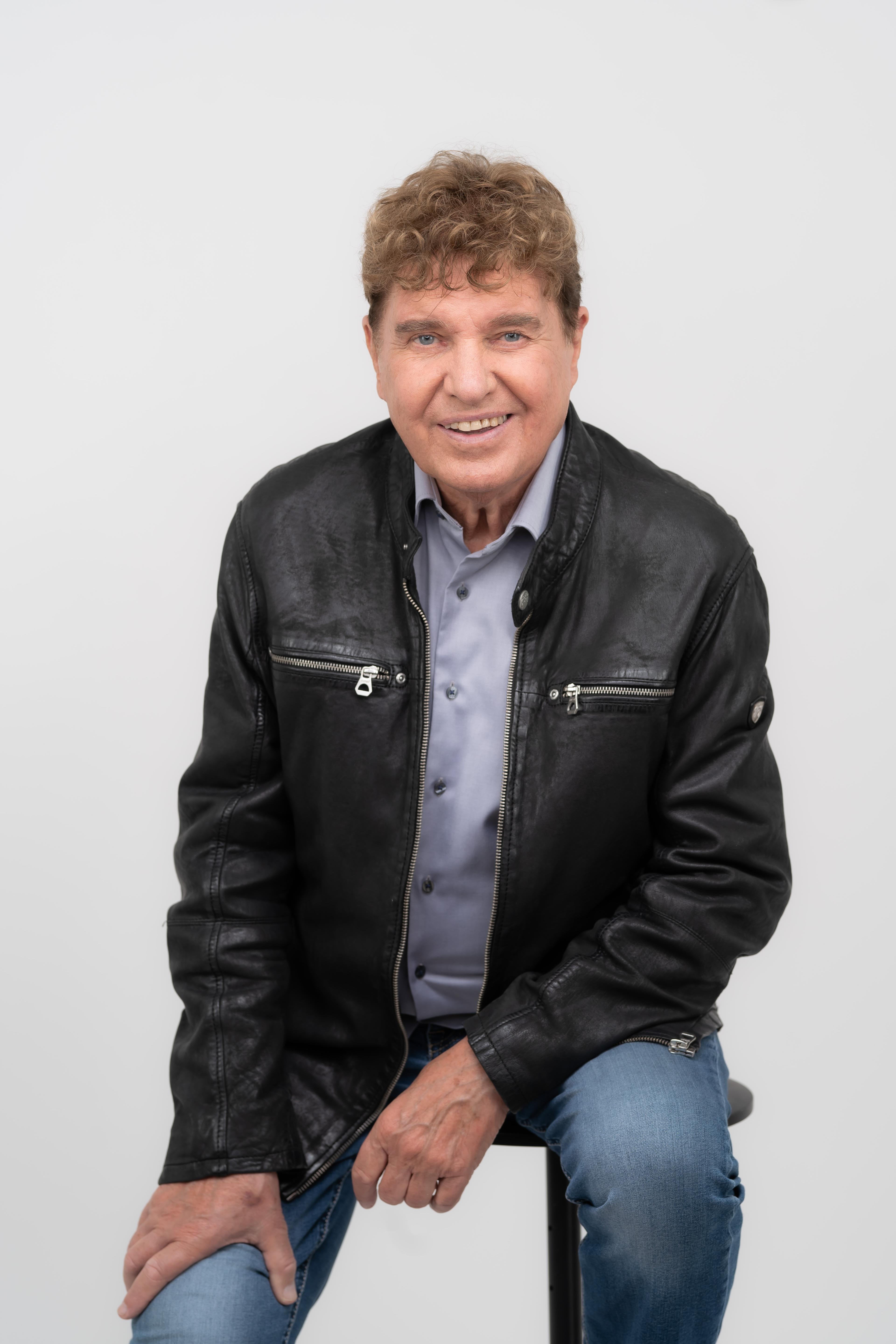 Werbebild „Frank Schöbel & Band“.