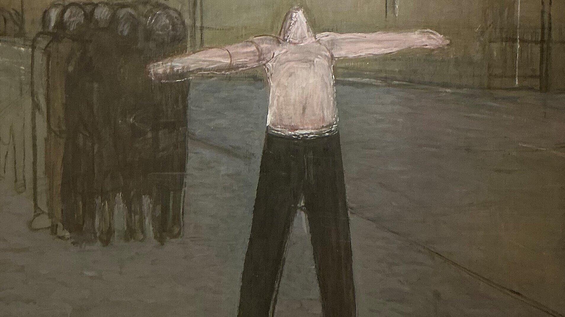 Feuerschlucker / Fire-eater, 1984/86, Öl. © VG Bild Kunst Bonn, 2025