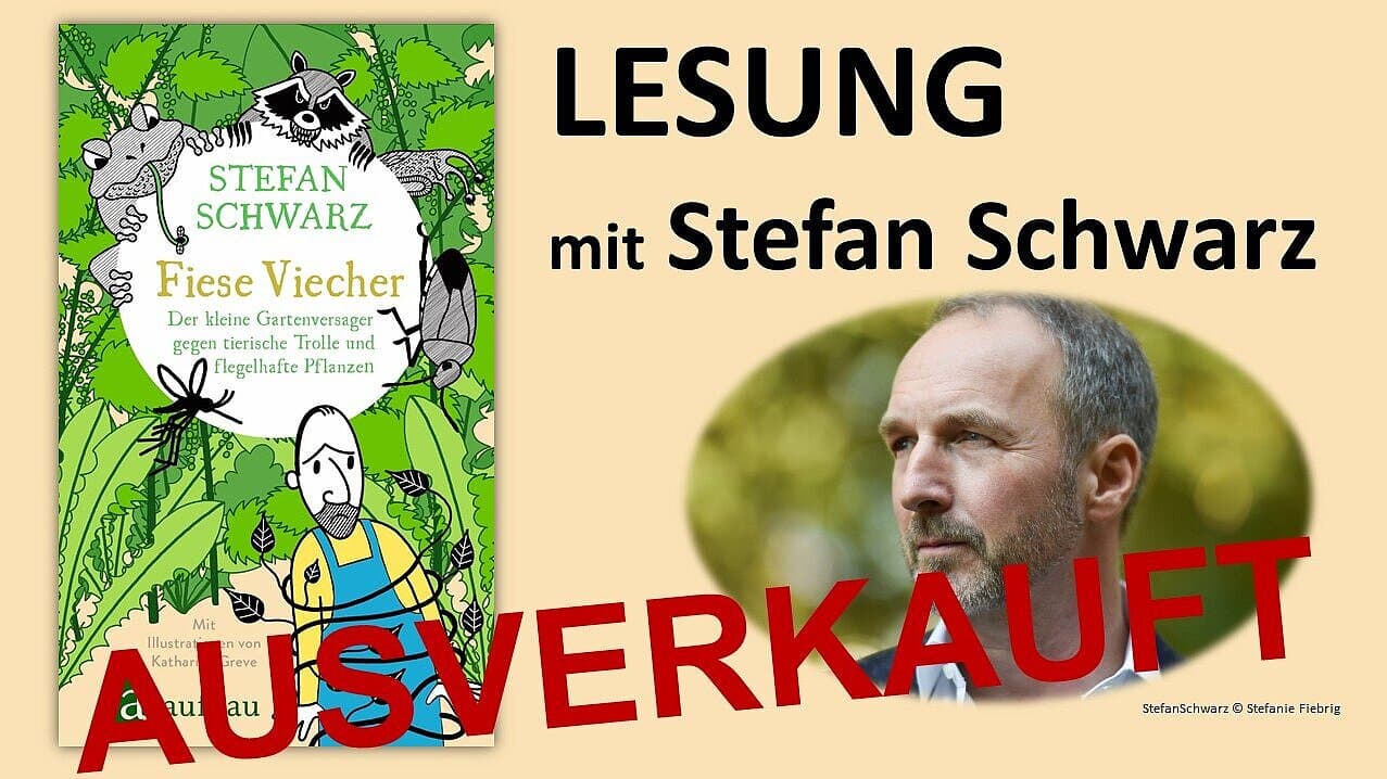 Stefan Schwarz liest: Fiese Viecher. © Aufbau Verlag | Stefanie Fiebrig