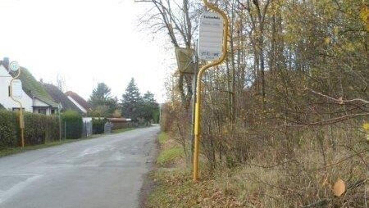 Bushaltestelle Kuchenholz unsanierter Zustand. © Stadt Gera