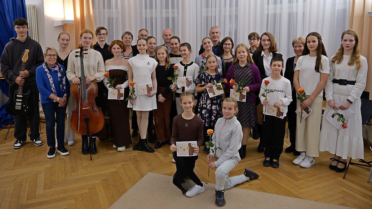 Kinder von einer Musikschule. © Stadt Gera
