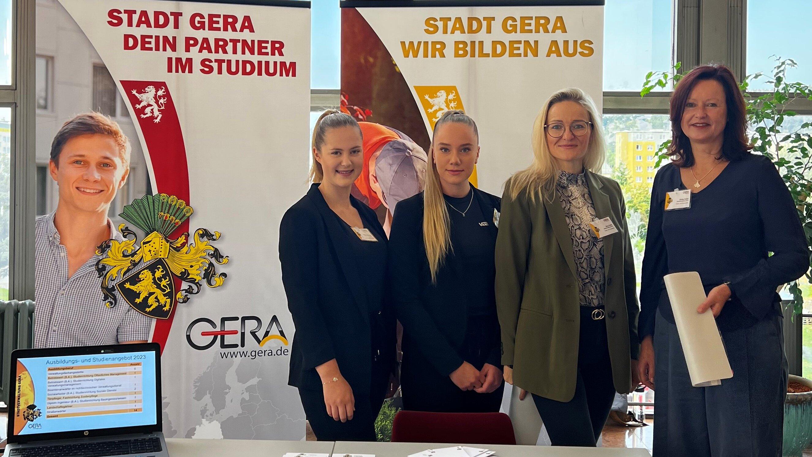 Die Stadt Gera präsentiert  das Ausbildungsangebot für das Jahr 2023/2024.