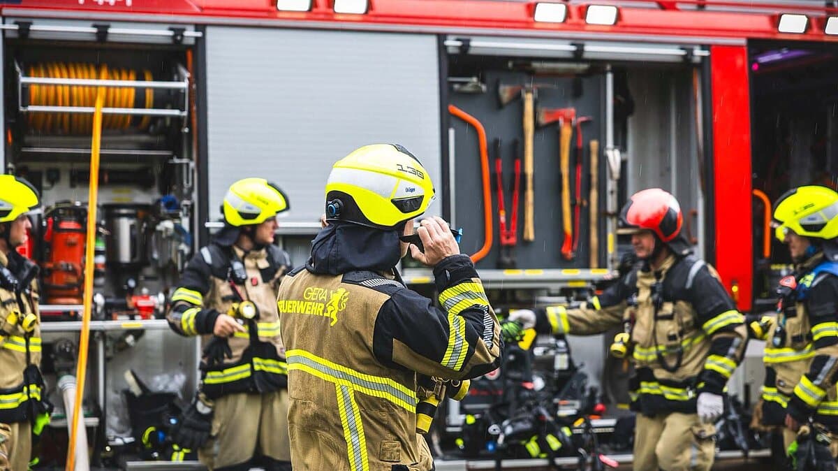 Feuerwehr Gera. © Amt für Brand- und Katastrophenschutz