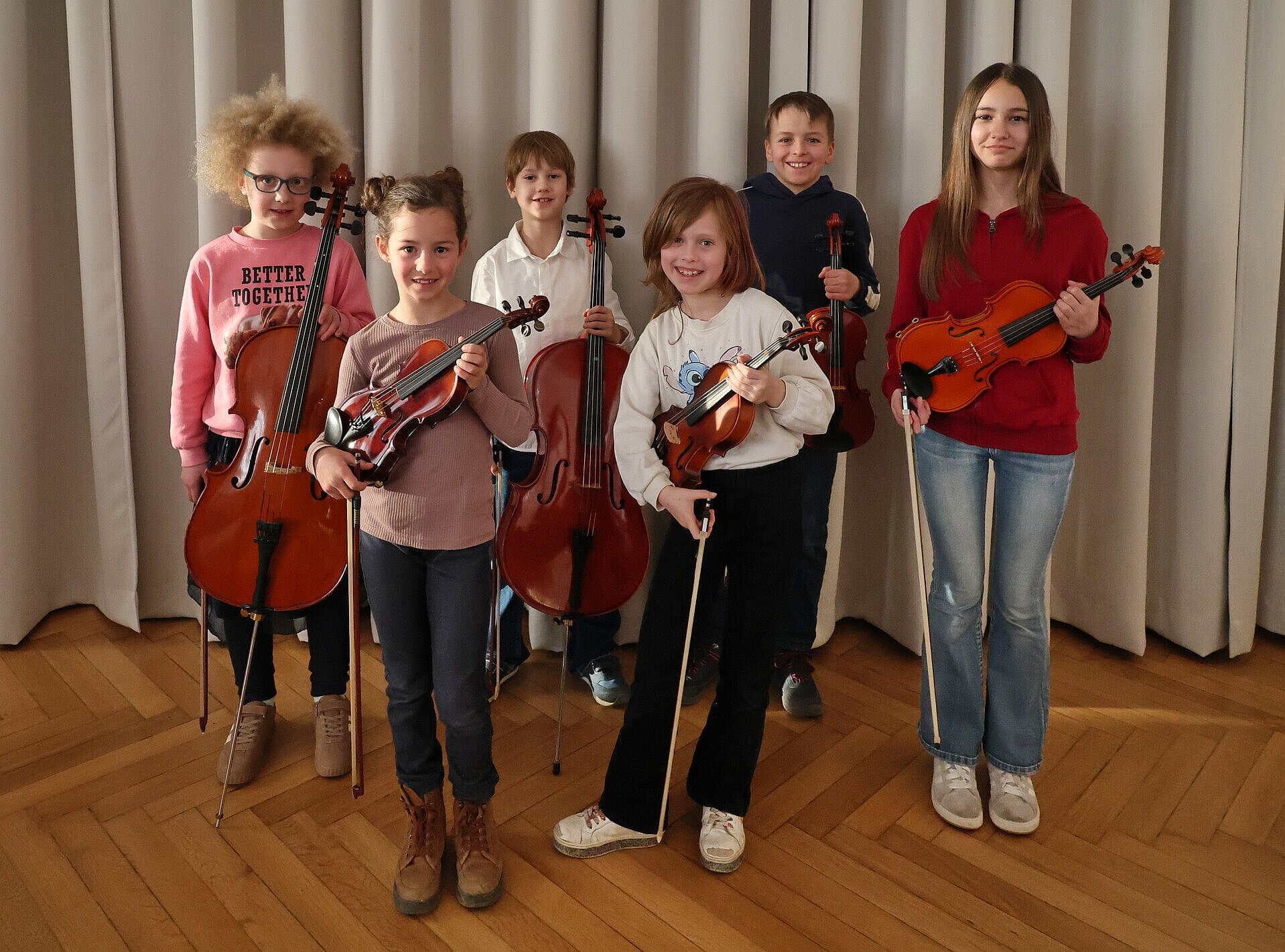 Kinderstreichensemble von Frau Hänsel. © Stadt Gera / Th. Sehnert