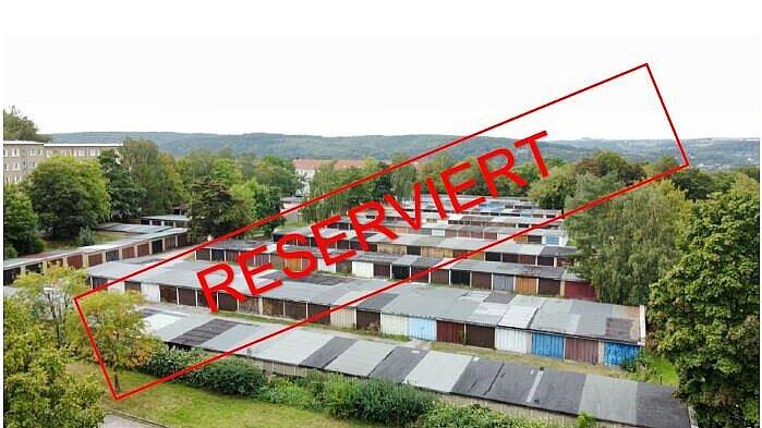 Luftbild Garagenkomplex Pasternakstraße.