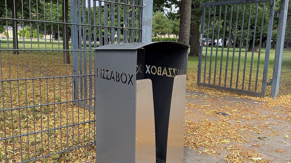Pizzasammler aus Metall. © Stadt Gera