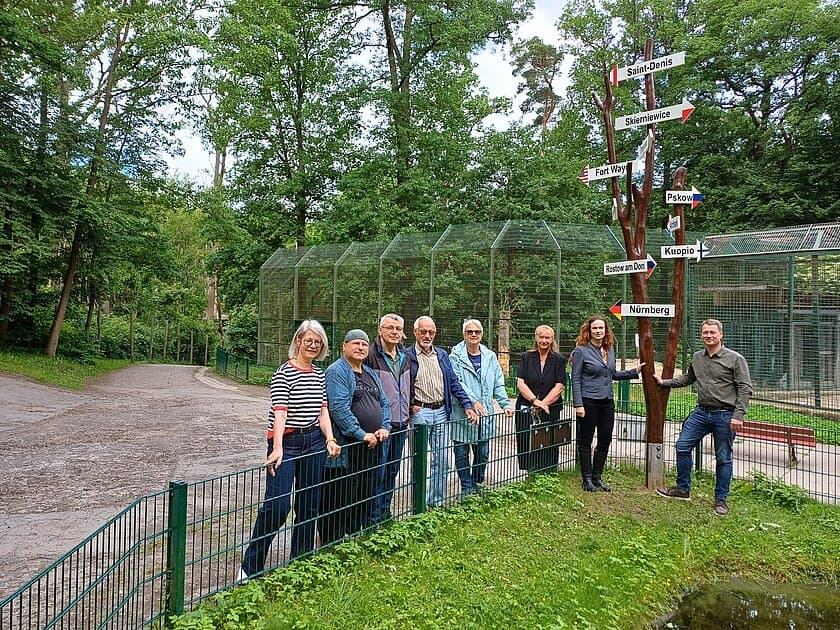 Stadtepartnerschaftsbaum Tierpark. © Stadt Gera