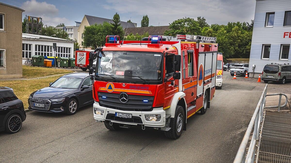 Feuerwehr Gera. © Amt für Brand- und Katastrophenschutz