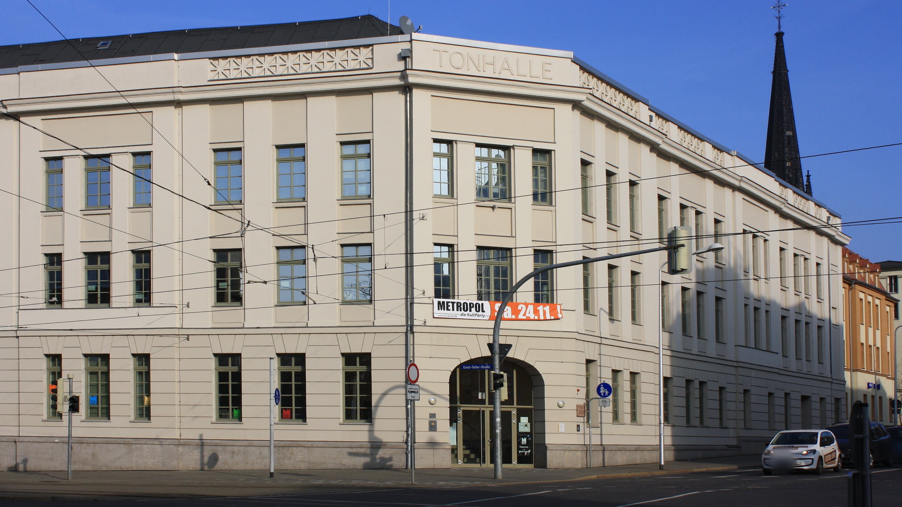 die Tonhalle Gera aussen. © Stadt Gera / Th.Sehnert