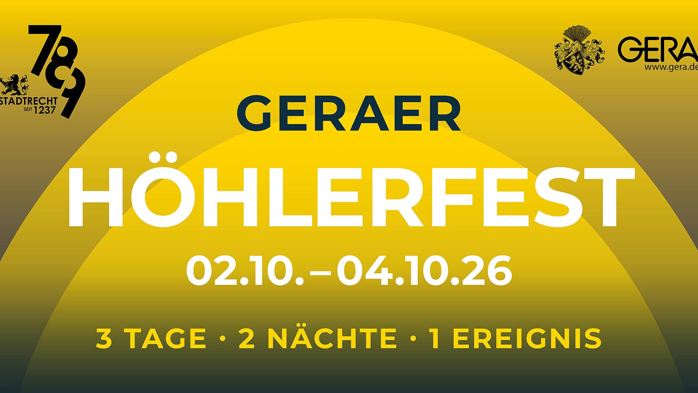 Geraer Höhlerfest. © Stadt Gera