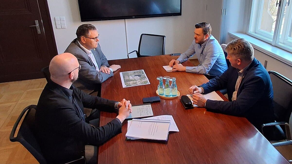 Arbeitsgespräch mit OTBM Bieblach-Ost. © Stadt Gera