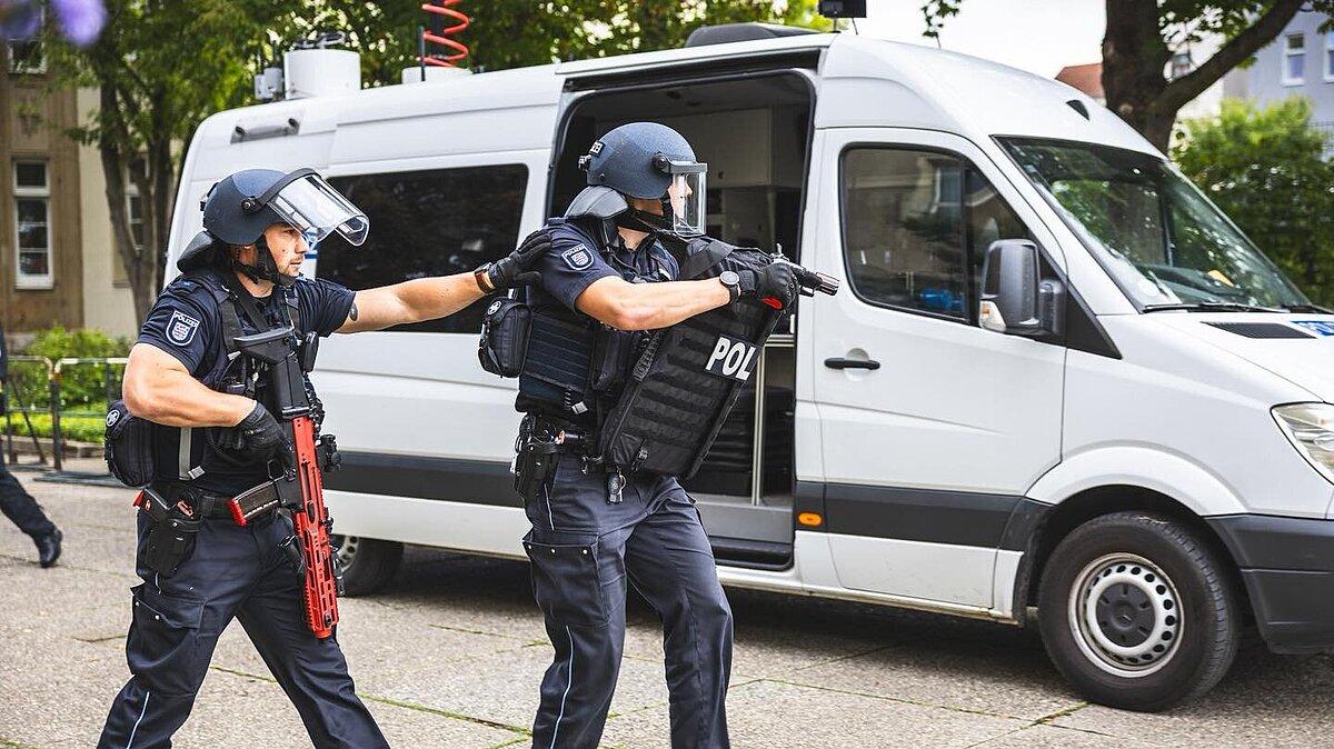 Terrorübung Stadt Gera. © Amt für Brand- und Katastrophenschutz