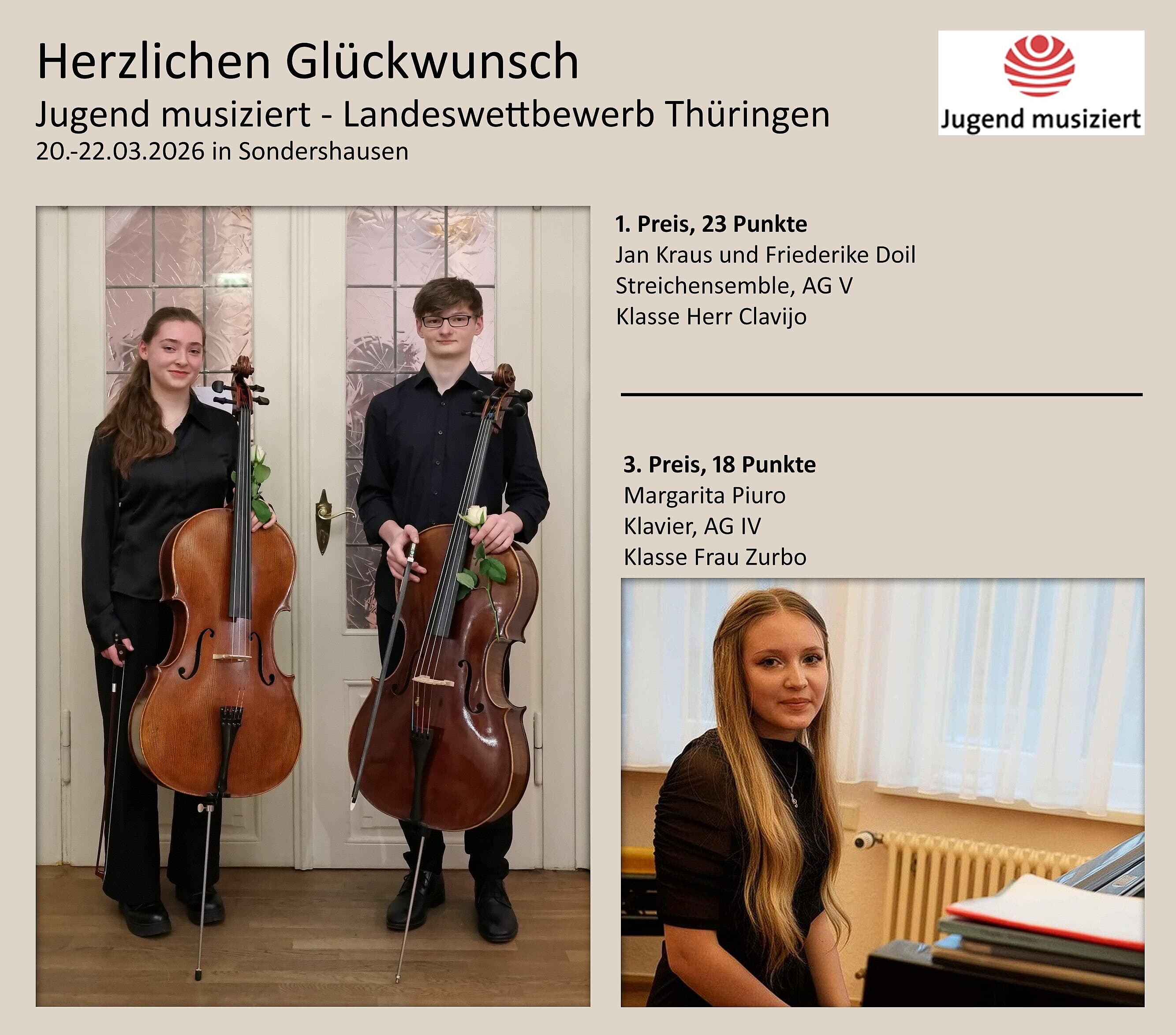 Werbung_JuMu_Landeswettbewerb_2026. © Stadt Gera / Th.Sehnert