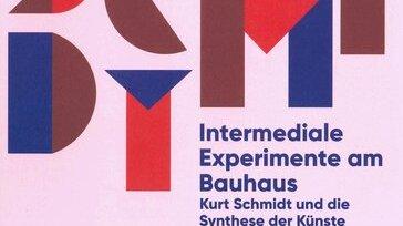 Plakat für die Ausstellung von Kurt Schmidt.