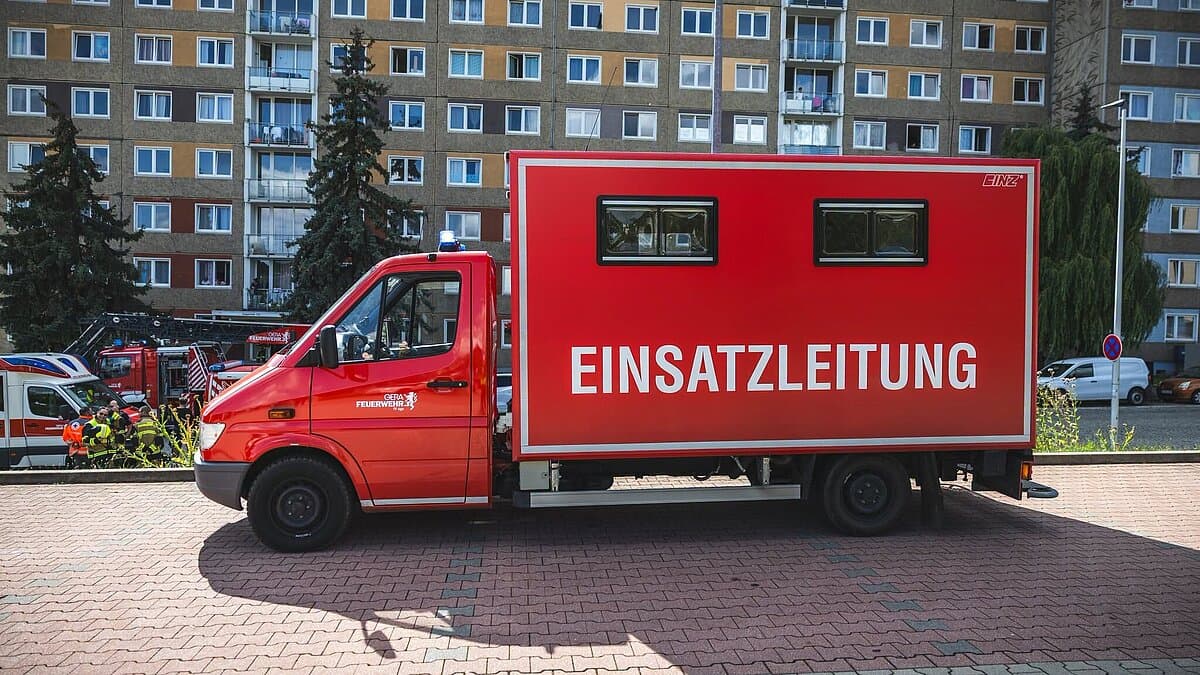 Feuerwehr Gera. © Amt für Brand- und Katastrophenschutz