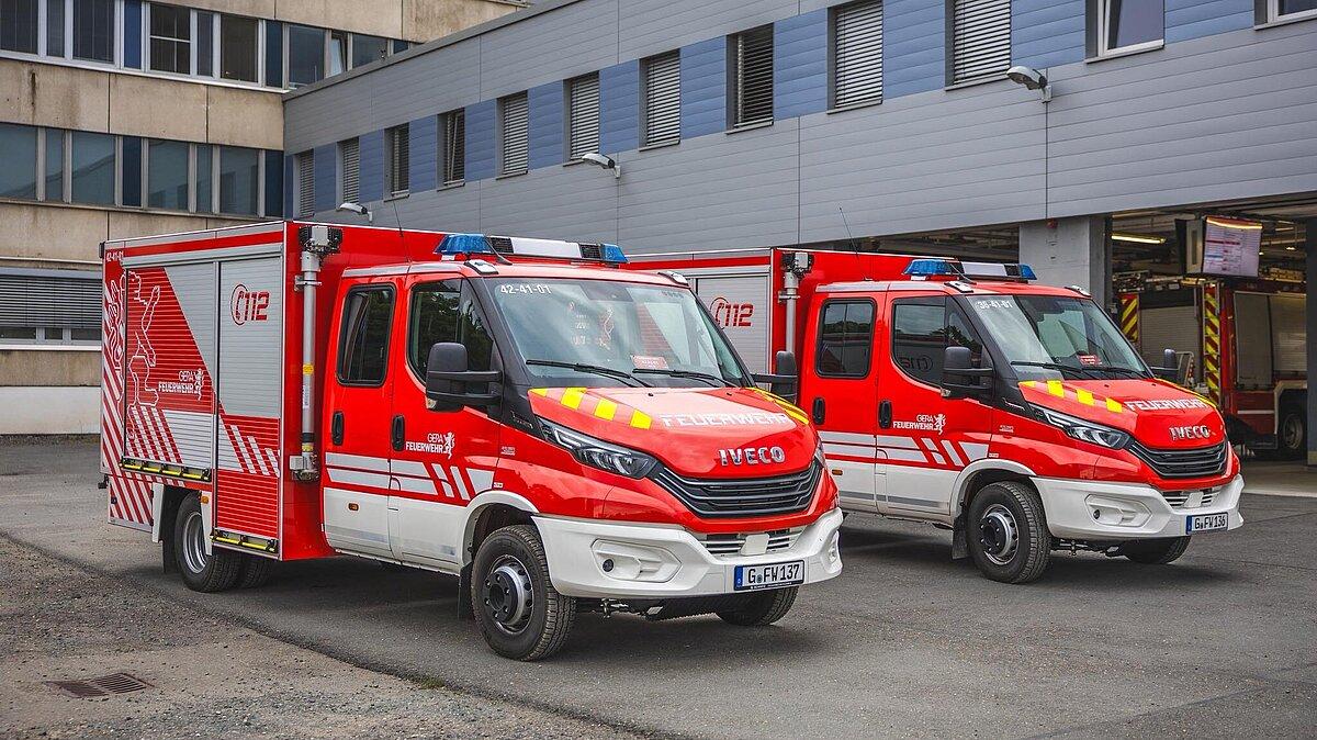 Fahrzeugübergabe. © Amt für Brand- und Katastrophenschutz