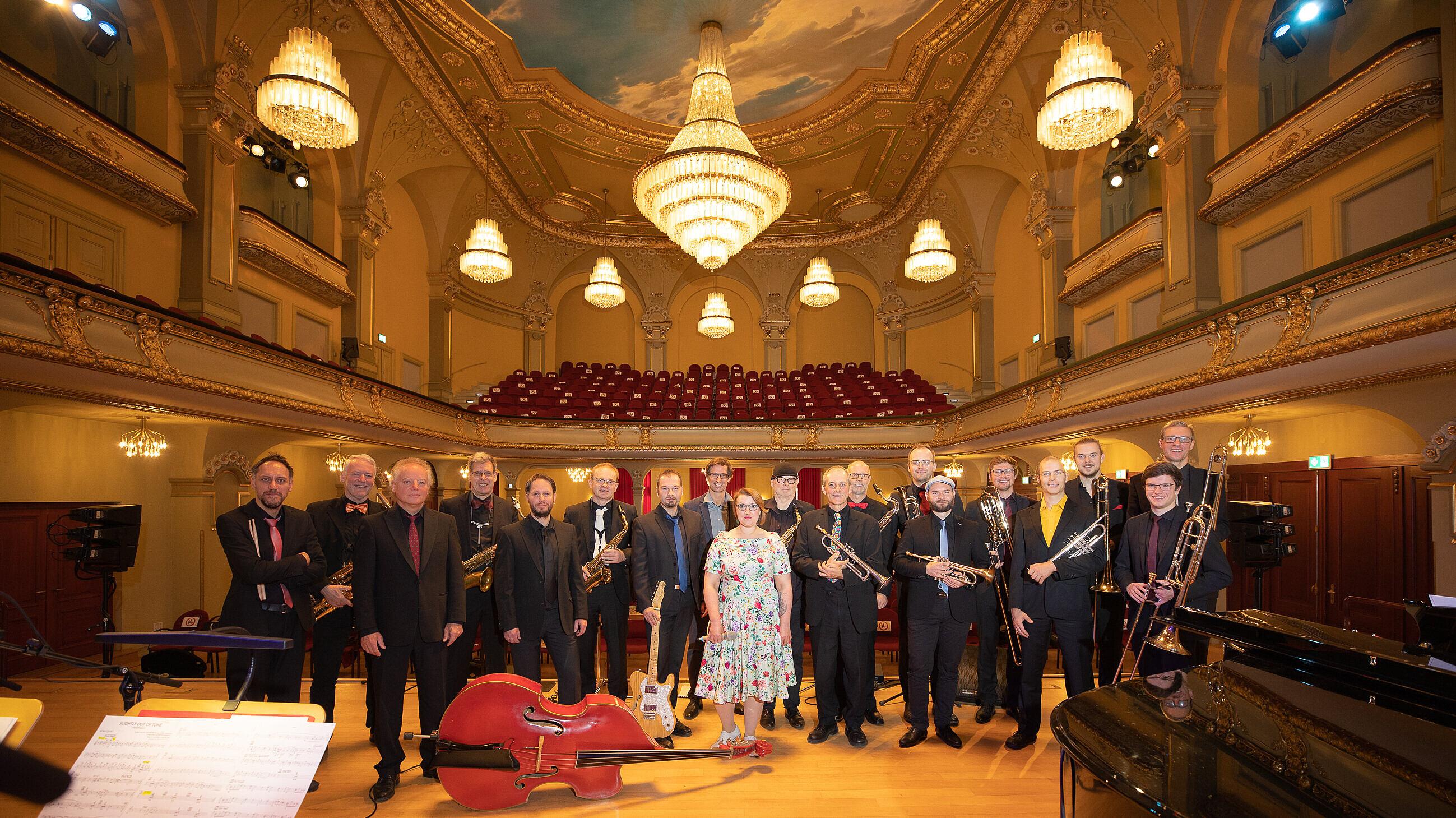 Werbebild „Metropolitan Jazz Orchestra“.