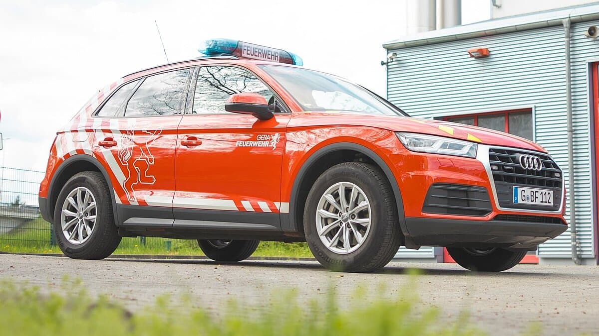 Kommandowagen. © Amt für Brand- und Katstrophenschutz