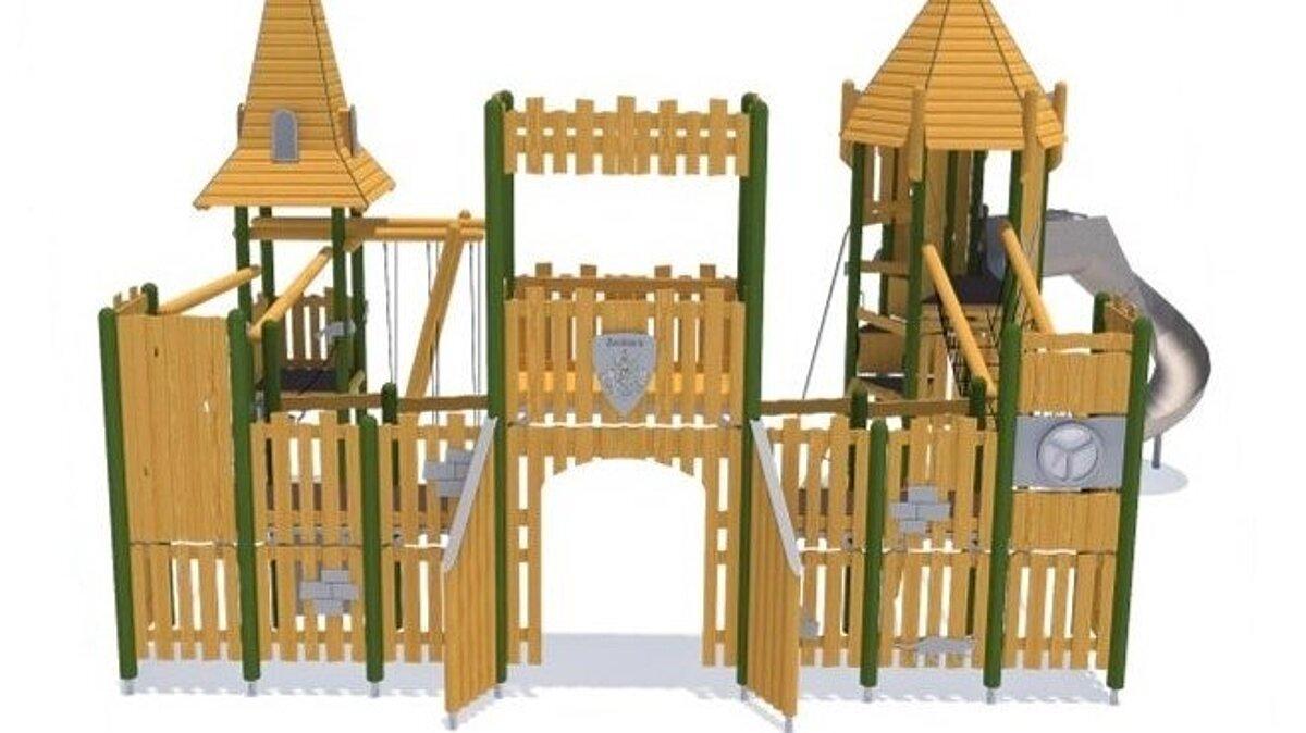 Spielplatz am Fritz-Reuter-Platz in Gera. © eibe Produktion + Vertrieb GmbH & Co. KG