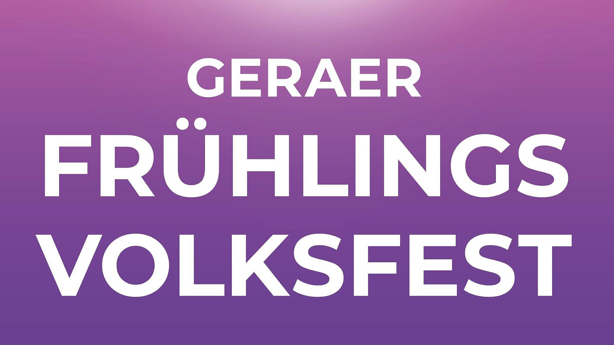 Frühlingsvolksfest vom 20.04.-05.05.2024 Festplatz am Hofwiesenpark. © Stadt Gera