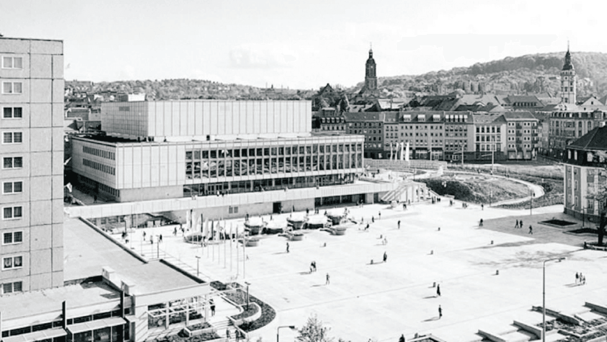 Haus der Kultur - Bild aus dem Stadtarchiv Gera. © Winfried Mann