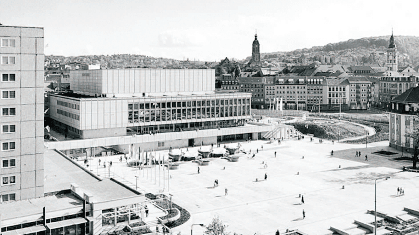 Haus der Kultur - Bild aus dem Stadtarchiv Gera. © Winfried Mann