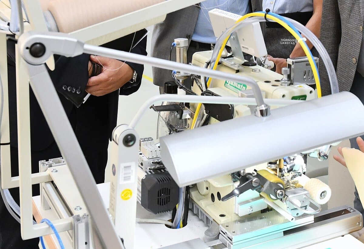 Produktionsgerät bei Bauerfeind. © Stadt Gera