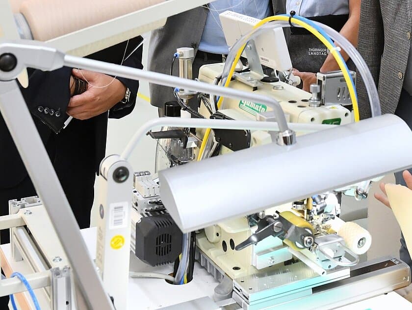 Produktionsgerät bei Bauerfeind. © Stadt Gera