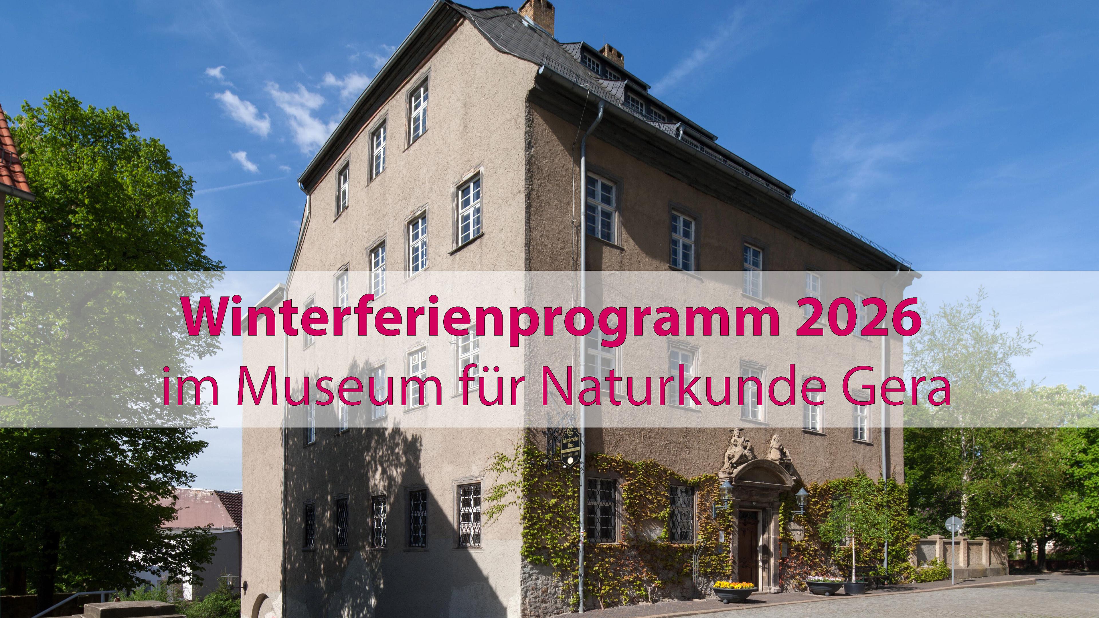 Winterferienprogramm im Museum für Naturkunde Gera. © ARTwork-stewe