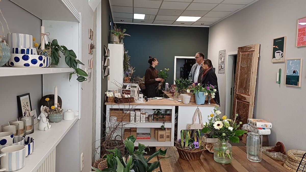 OB im Rundgang, Blumenladen. © Stadt Gera